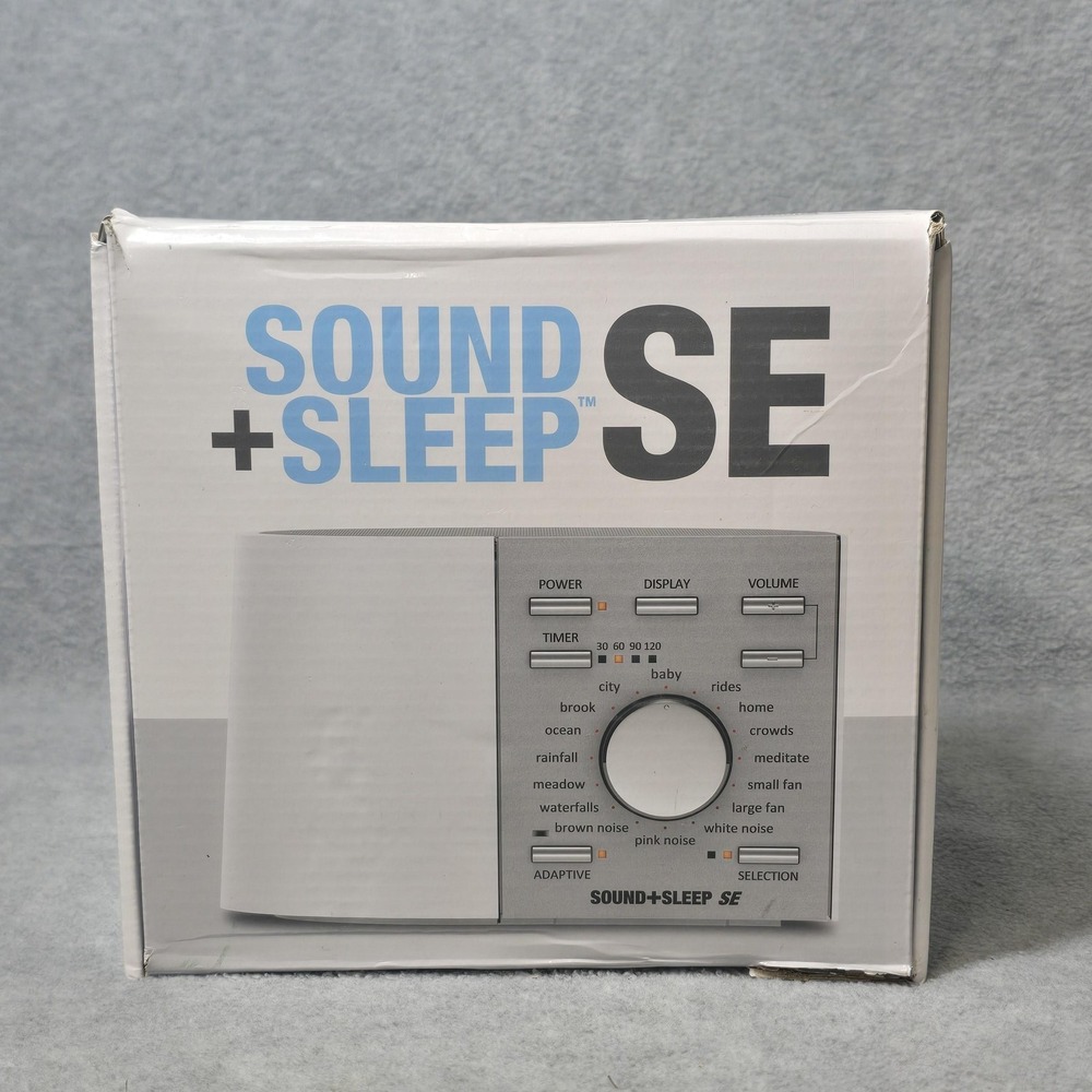 Sound+Sleep SE White Noise Machine Adaptive Sound Therapy White Sleep System